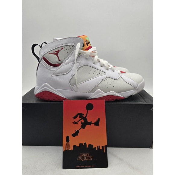 Jordan Air Jordan 7 Retro Hare Shoes Mens Size 11 White Red Bugs Bunny Sneaker